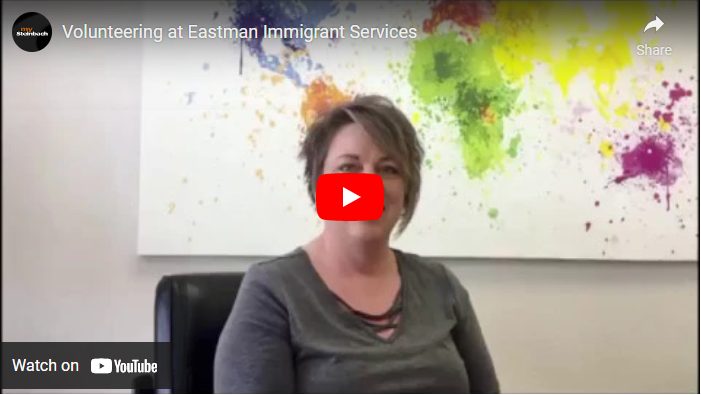 Volunteering at Eastman Immigrant Services
